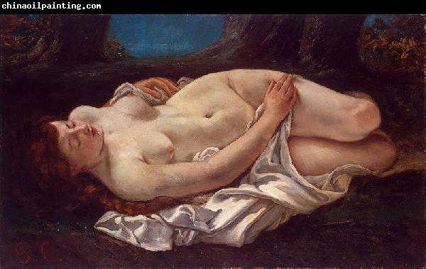 Gustave Courbet Reclining Woman