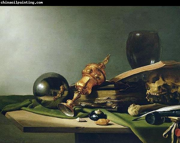 HONDECOETER, Gillis Claesz. d Stilleben mit Glaskugel