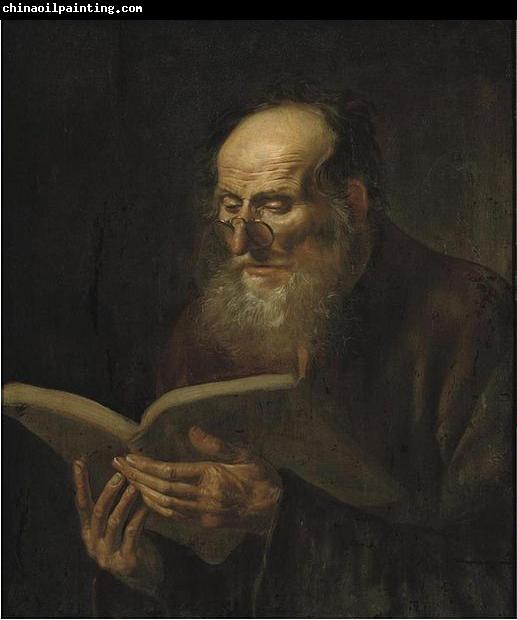 HOOGSTRATEN, Samuel van Bearded man reading