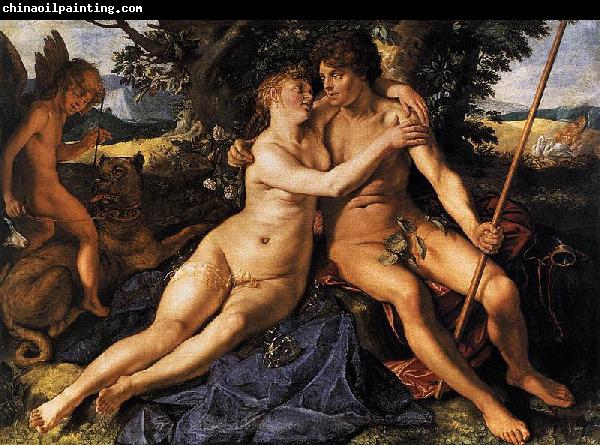 Hendrick Goltzius Venus and Adonis.