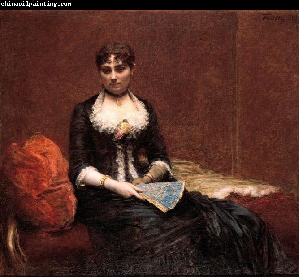 Henri Fantin-Latour Portrait of Madame Leoon Maitre