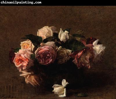 Henri Fantin-Latour Fleurs roses, sin fecha