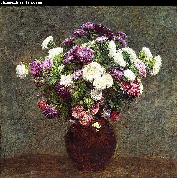 Henri Fantin-Latour Asters in a Vase