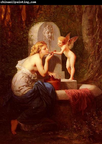 Henri-Pierre Picou At The Fountain