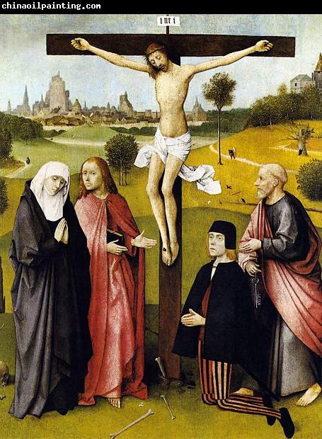 Hieronymus Bosch Crucifixion with a Donor