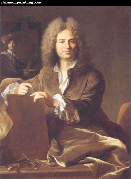 Hyacinthe Rigaud Portrait of Pierre Drevet (1663-1738), French engraver