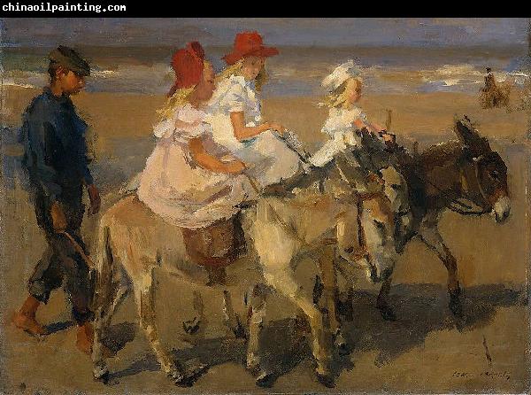 Isaac Israels Donkey Riding on the Beach