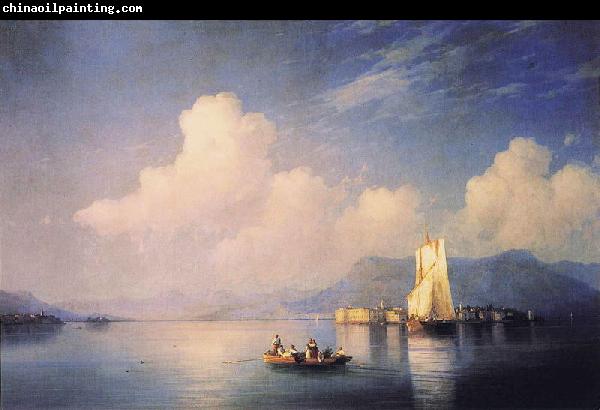 Ivan Aivazovsky Lake Maggiore in the Evening