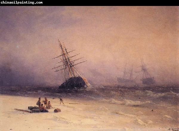 Ivan Aivazovsky Shipwreck on the Black Sea