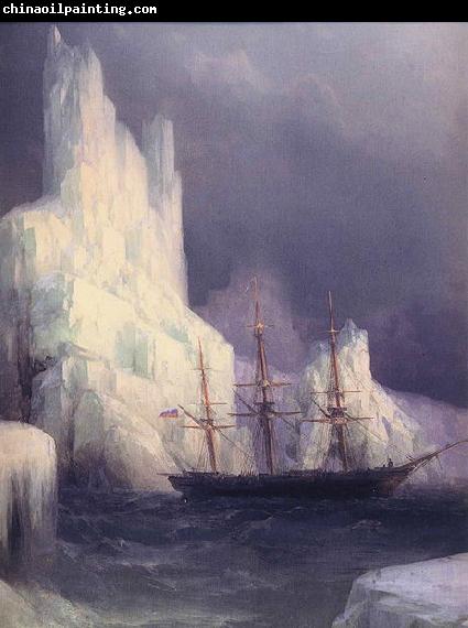 Ivan Aivazovsky Icebergs in the Atlantic