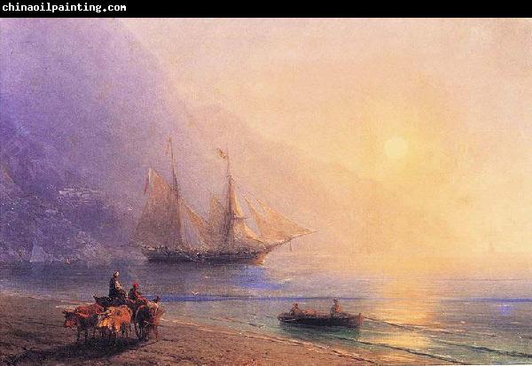 Ivan Aivazovsky Loading Provisions off the Crimean Coast