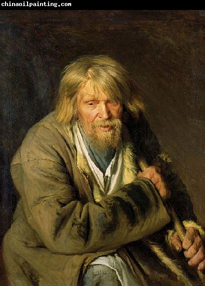 Ivan Nikolaevich Kramskoi Old Man with a Crutch