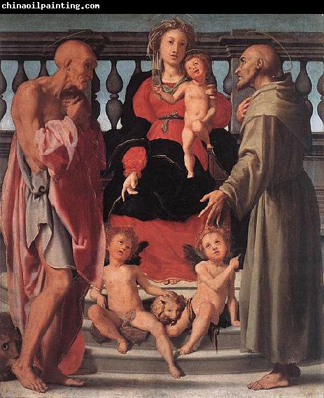 Jacopo Pontormo Madonna and Child with Two Saints