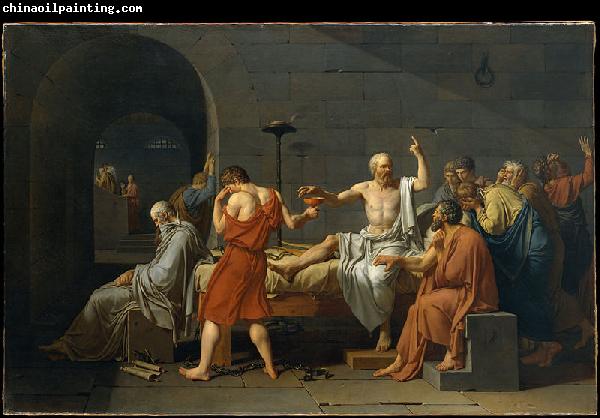 Jacques-Louis  David The Death of Socrates