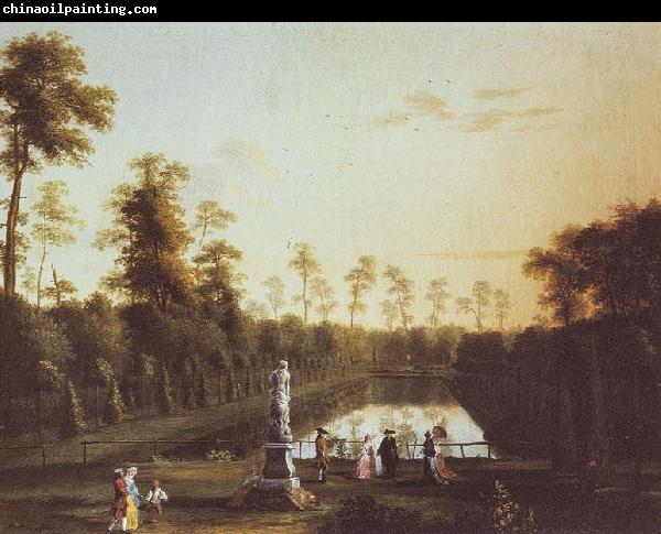 Jakob Philipp Hackert Parklandschaft mit Venusbassin im Berliner Tiergarten