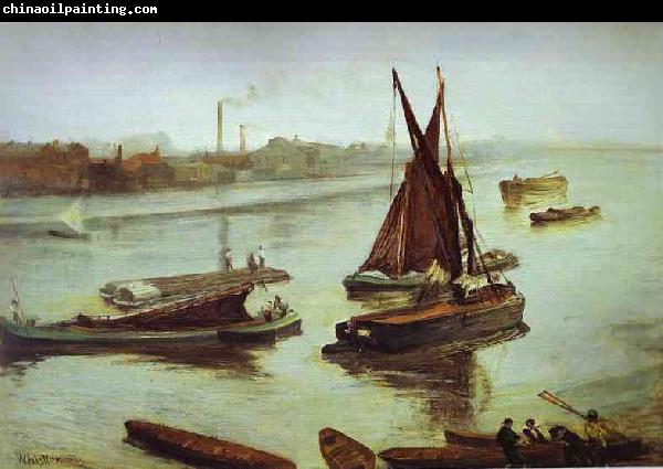 James Abbot McNeill Whistler Grey and Silver: Old Battersea Reach