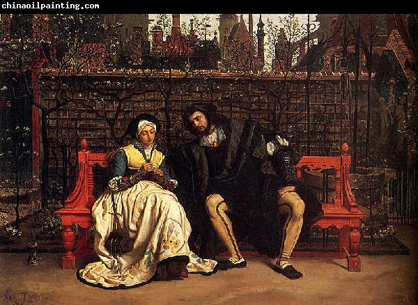 James Tissot Faust and Marguerite in the Garden