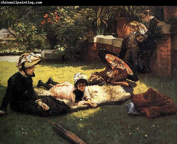 James Tissot In the Sunshine