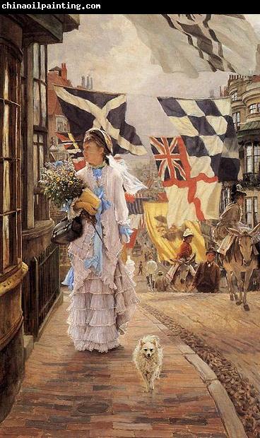 James Tissot A Fete Day at Brighton