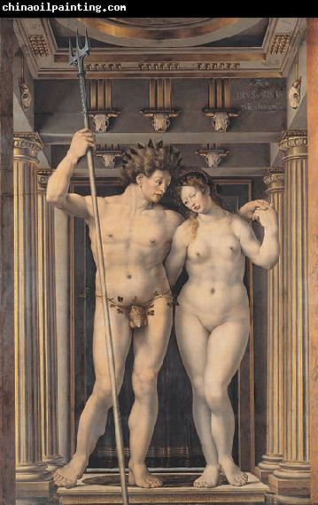 Jan Gossaert Mabuse Neptun und Amphitrite