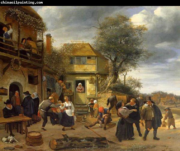 Jan Steen Peasants before an Inn