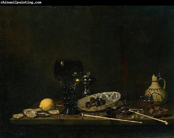 Jan van de Velde Still life with wineglass