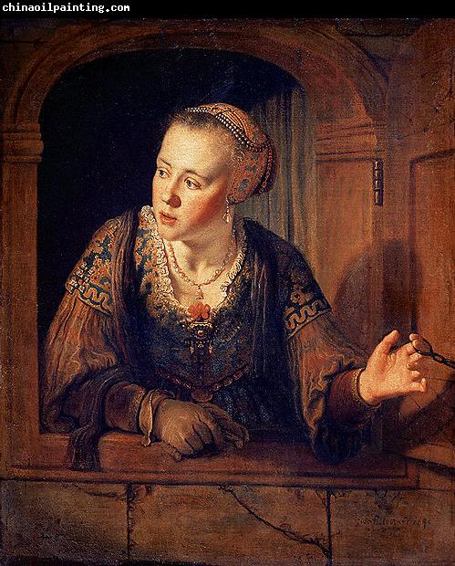 Jan victors Young woman at a window