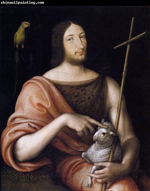 Jean Clouet Portrait of Francois I as St John the Baptist