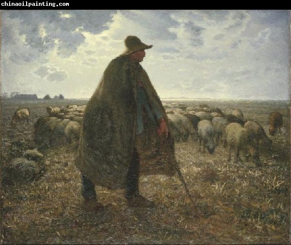 Jean Francois Millet Shepherd Tending His Flock