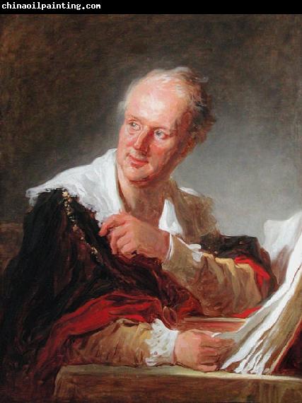 Jean Honore Fragonard Portrait of Denis Diderot