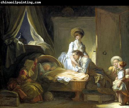 Jean Honore Fragonard La Visite a la nourrice