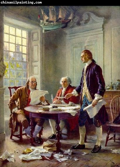 Jean Leon Gerome Ferris Writing the Declaration of Independence