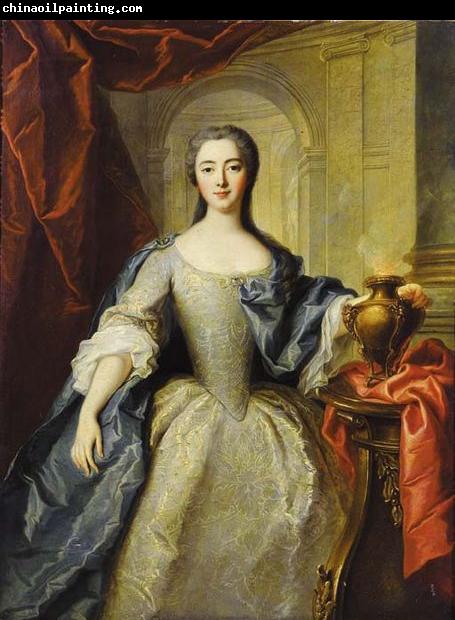 Jean Marc Nattier Portrait of Charlotte Louise de Rohan as a vestal virgin