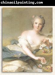 Jean Marc Nattier Anne Henriette of France represented as Flora