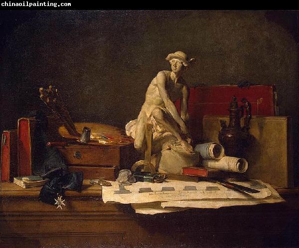 Jean Simeon Chardin Still Life with Attributes of the Arts