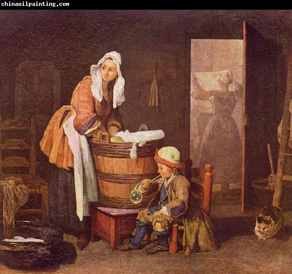 Jean Simeon Chardin La lavandera