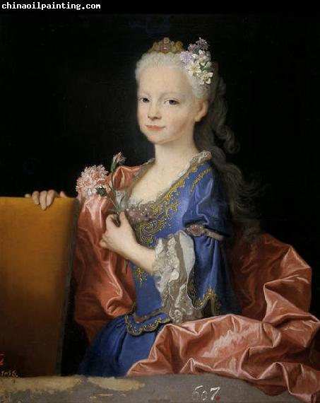 Jean-Franc Millet Portrait of Maria Ana Victoria de Borbon