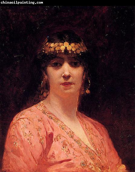 Jean-Joseph Benjamin-Constant Portrait of an Arab Woman