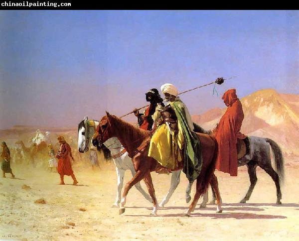 Jean-Leon Gerome Arabs Crossing the Desert