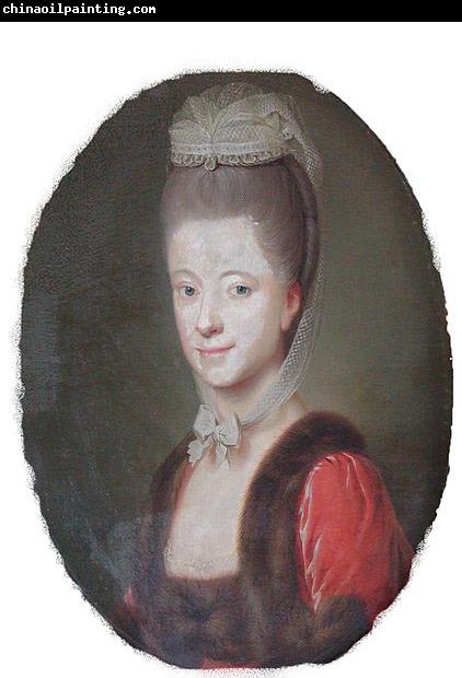 Jens Juel Portrait of Agnete Marie Hielmstierne (1753-1838), wife of Marcus Gerhard Rosen Crone