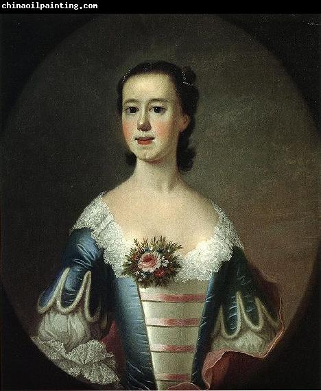 Jeremiah Theus Portrait of Mrs