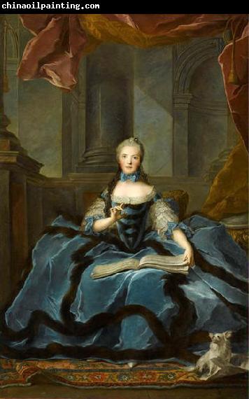 Jjean-Marc nattier Portrait of Marie Adelaide of France