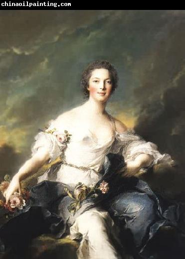 Jjean-Marc nattier Portrait of Angelique d'Allonville de Louville