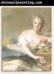 Jjean-Marc nattier Anne Henriette of France represented as Flora