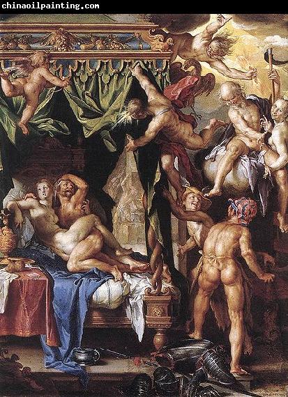 Joachim Wtewael Mars and Venus Discovered