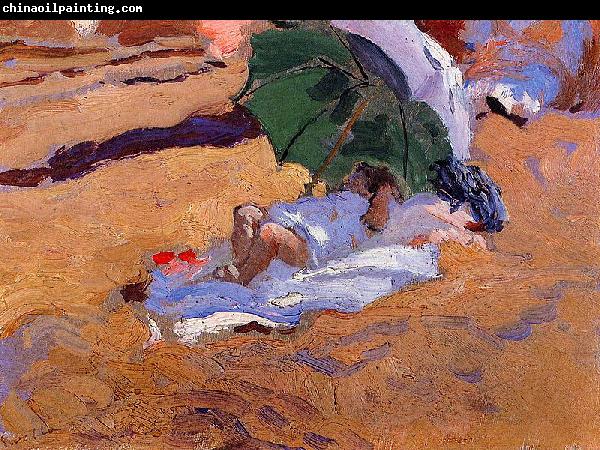 Joaquin Sorolla Y Bastida Child's Siesta