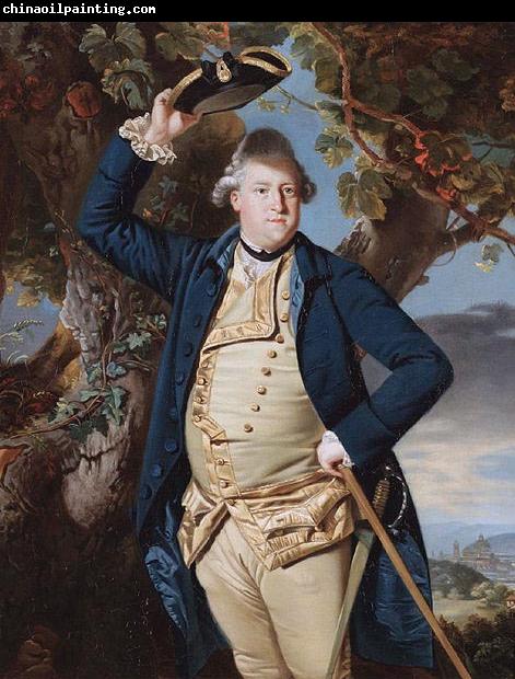 Johann Zoffany George Nassau Clavering, 3rd Earl of Cowper (1738-1789), Florence beyond