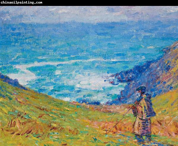 John Peter Russell Pecheur sur falaise