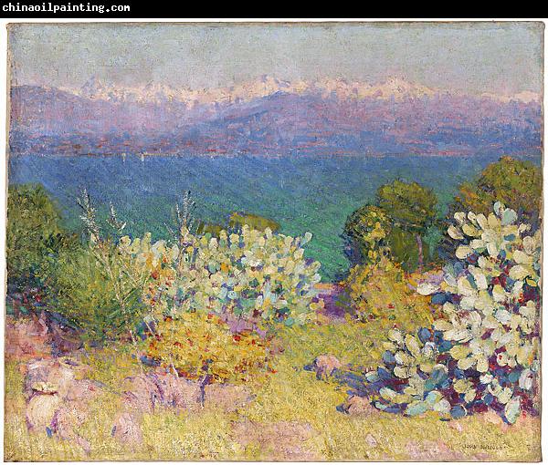 John Peter Russell In the morning, Alpes Maritimes from Antibes