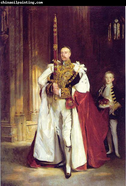 John Singer Sargent Portrait of Charles Vane-Tempest-Stewart, 6th Marquess of Londonderry (1852-1915), carrying the Sword of State at the coronation of Edward VII of the